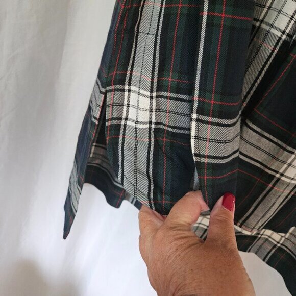 Tommy Hilfiger Front Shirt Tunic Plaid - Picture 5 of 12